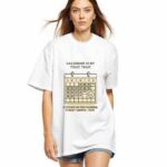 Redyez Oversized Printed T-Shirt for Women's | White & Black