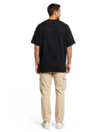 Black oversized cotton T-shirt on sale – classic casual wear