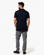 Redyez 100% Cotton Black Polo T-Shirt – Classic Fit, Half Sleeve - Image 4