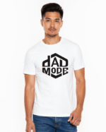Redyez Men’s Printed T-Shirt – ‘Dad Mode Activated’ | Father’s Day Gift | Black & White - Image 8