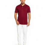 Maroon Polo T-Shirt for Men – 100% Cotton by Redyez