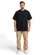 Black oversized cotton T-shirt on sale – classic casual wear