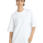 Oversized Cotton T-Shirt for Women - White | Redyez Official