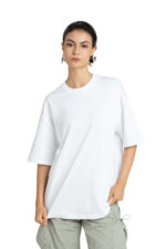 Oversized Cotton T-Shirt for Women - White | Redyez Official