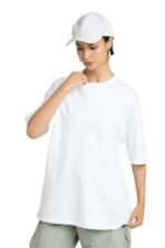 Oversized Cotton T-Shirt for Women - White | Redyez Official - Image 2