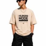 Redyez Human Mode Activated Oversized T-Shirt for Men & Women | 240 GSM Premium Cotton